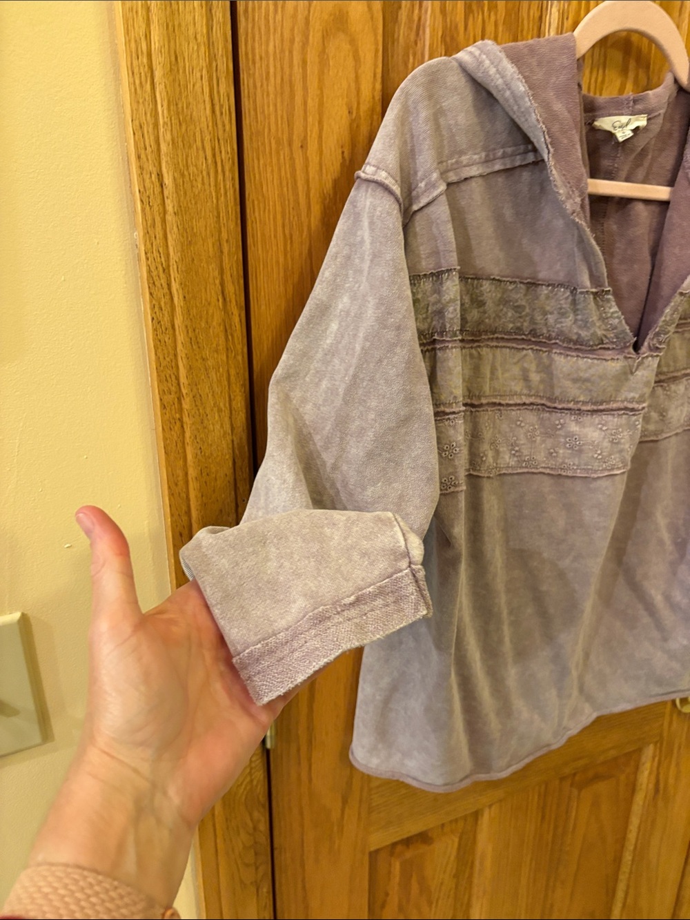 easel Lavender Pullover Hoodie - Picture 5 of 13